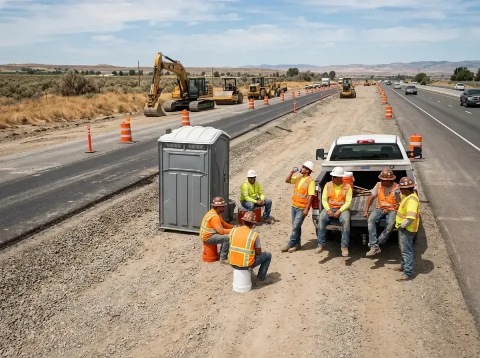 highway-road-construction-crew-007 — frequently asked questions, Porta Potty and Restroom Rentals in Alexander, AR
